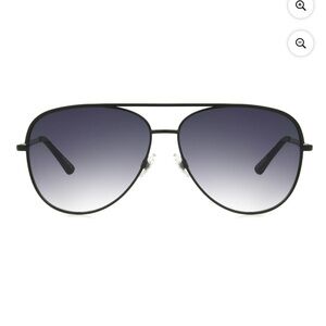 Foster Grant Aviator Sunglasses Black Smoke